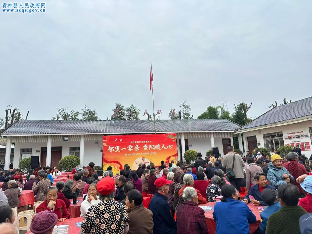 西龙镇开展重阳节活动