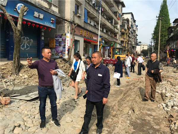 花园街道路整治